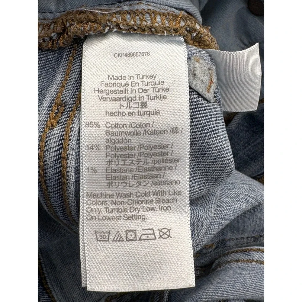 Madewell Mid-Rise Kick Out Jeans Womens 28 Blue Crop Flare Bootcut Denim
